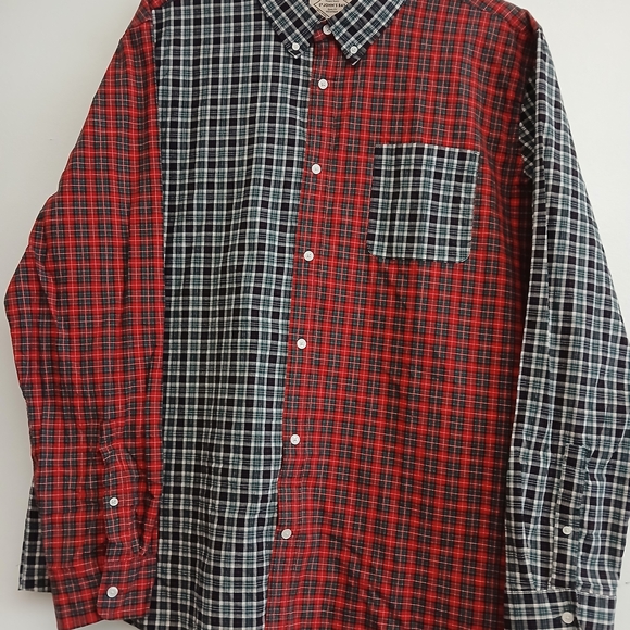 St. John's Bay Other - St. John's Bay Red and Black Plaid Button Down Shirt Size XXL New $20